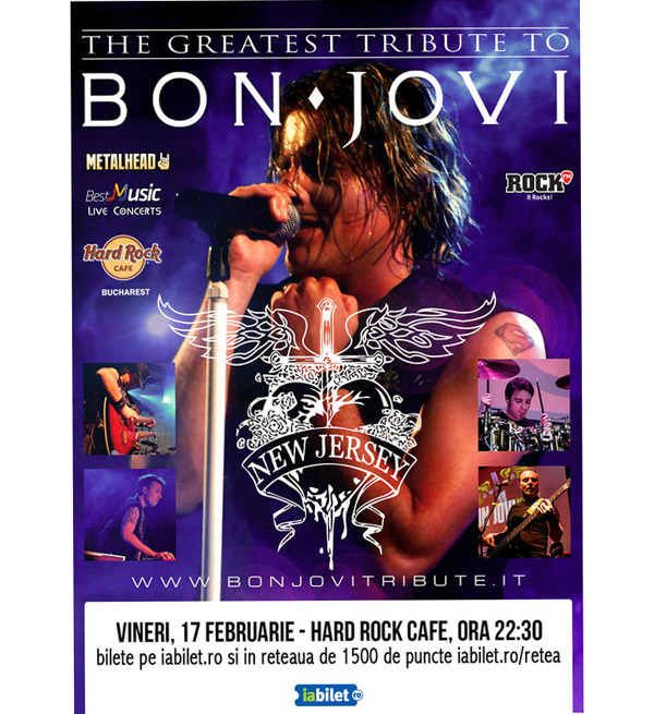 Cel mai bun tribut Bon Jovi vine din Italia la Hard Rock Cafe pe 17 februarie