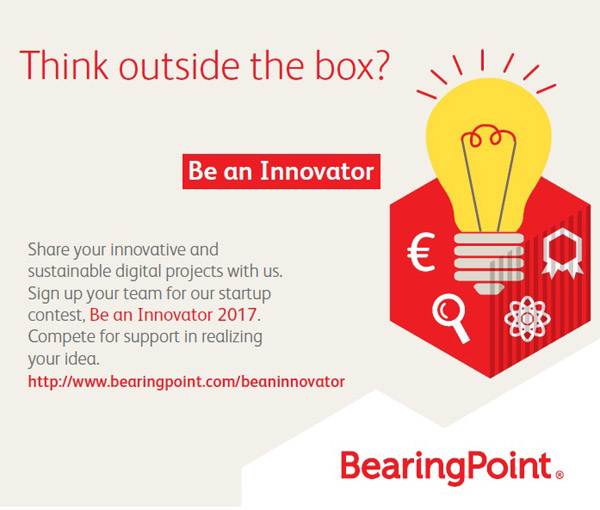Be an Innovator 2017 – Concurs de proiecte digitale pentru studenţi creativi