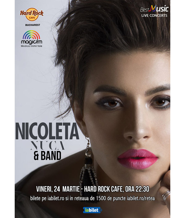 Concert Nicoleta Nucă la Hard Rock Cafe