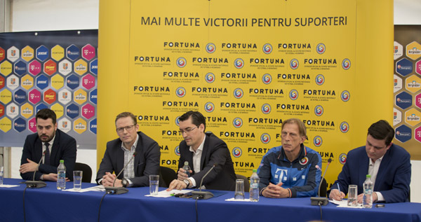 Fortuna devine sponsor al echipei naționale de fotbal a României