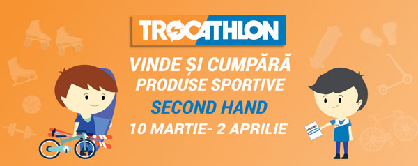 Vino la Trocathlon sa vinzi sau sa cumperi articole sportive second-hand verificate de specialistii Decathlon