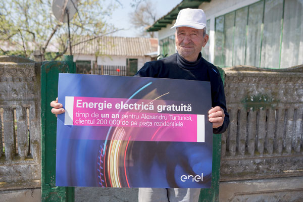 Enel este furnizorul preferat de 200.000 de clienți rezidențiali de pe piața concurențială de energie electrică