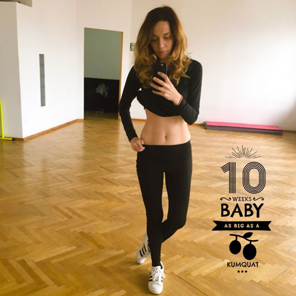 Diana Știrbu – prima femeie însărcinată din România care predă sport viitoarelor mămici, în cadrul programului Fit Mom in Action