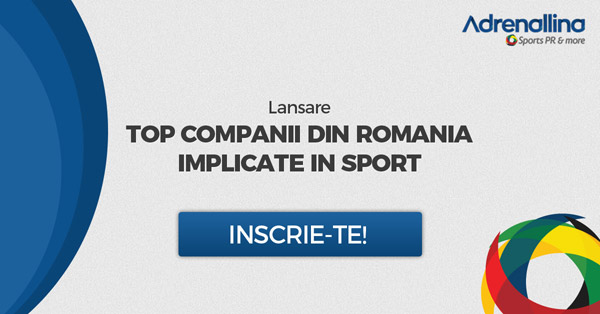 Se lansează în premieră studiul TOP Companii din România implicate în sport