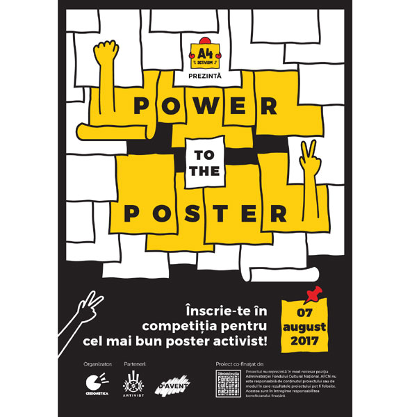 Power to the Poster – concurs de afișe activiste
