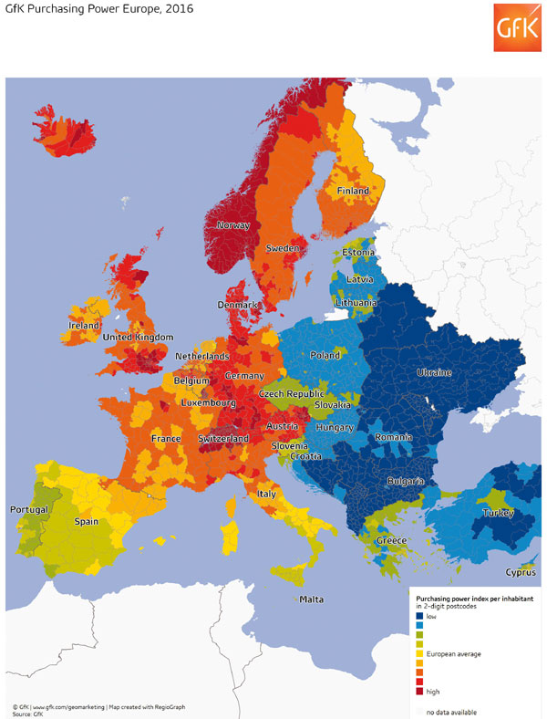 GfK Purchasing Power Europe 2016