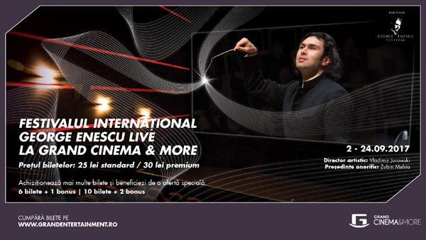 Emoția Festivalului Internațional George Enescu, trăită în sălile Grand Cinema & More