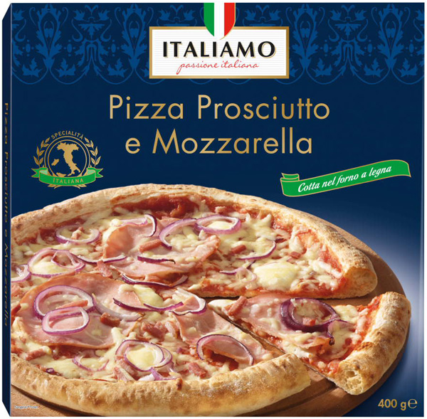 Lidl Saptamana Italiana Pizza Prosciutto e Mozzarella