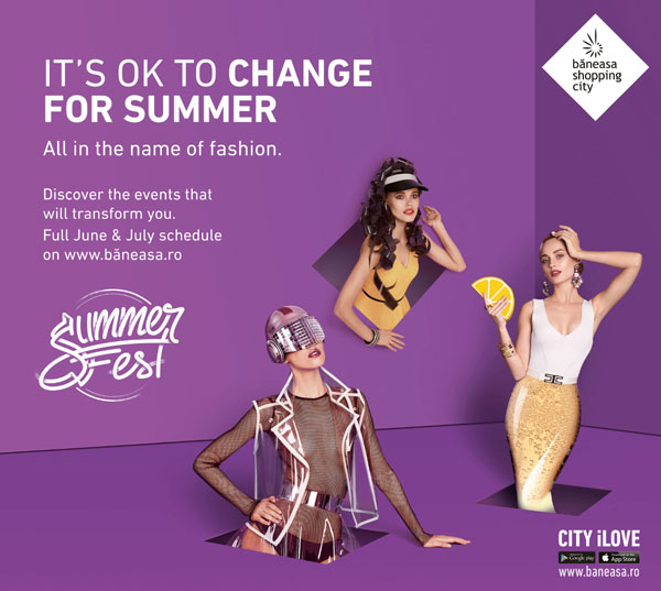 Sărbătorește vara la Băneasa Shopping City, în cea mai cool destinație de vacanță: Summer Fest