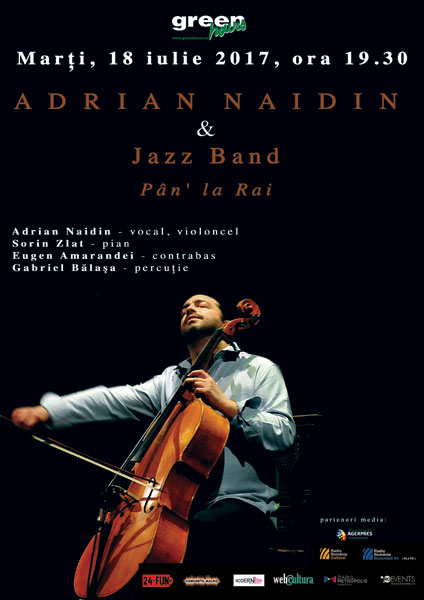 Violoncelistul Adrian Naidin, într-un concert exceptional găzduit de Green Hours