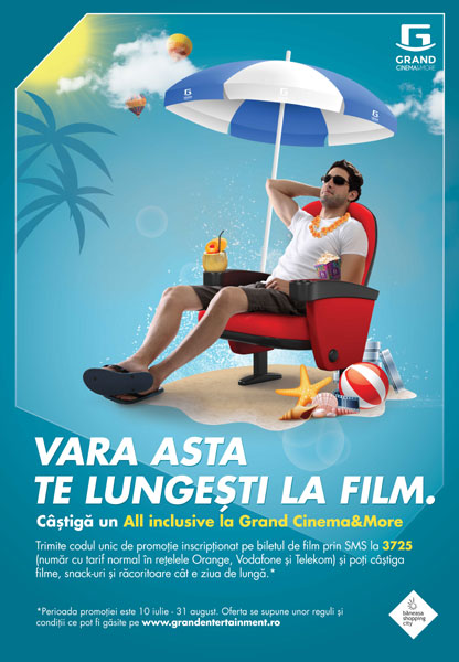 Grand Summer Promo – o zi întreagă de filme, răcoritoare și snacks la Grand Cinema & More