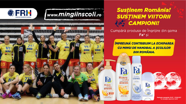 Mingi în școli, campania pentru viitorii campioni ai handbalului românesc, continuă și anul acesta