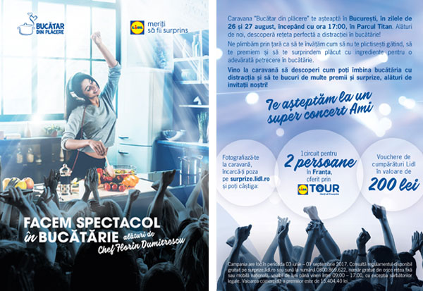 Caravana „Bucătar din plăcere” de la Lidl ajunge în București, în căutarea rețetei perfecte a distracției în bucătărie