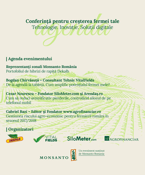 Eveniment în agribusiness: Conferință pentru creșterea fermei tale