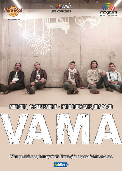 Concert VAMA – electric la Hard Rock Cafe