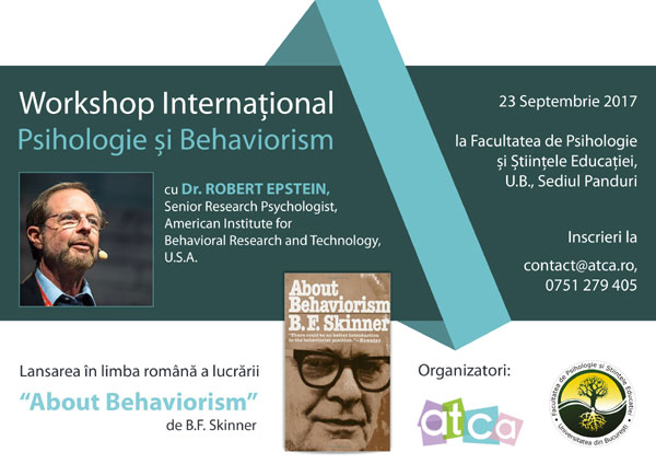 Poster Workshop International de Psihologie si Behaviorism