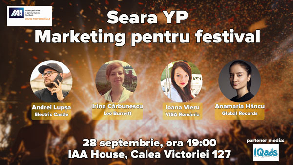 Seara YP dedicata Marketingului pentru Festival
