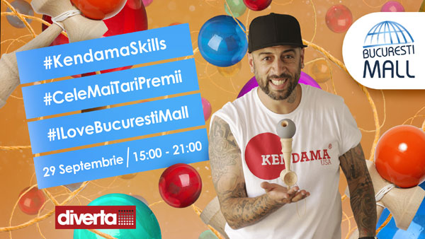 Vino să-ți demonstrezi dexteritatea într-un concurs Kendama la București Mall Vitan