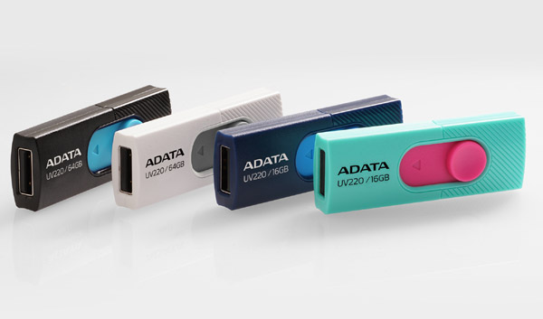 ADATA prezintă noile flash drive-uri USB UV220 și UV320