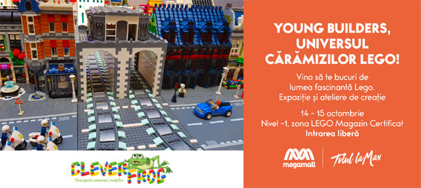 LEGO prinde viață la Mega Mall, prin expoziția Young Builders