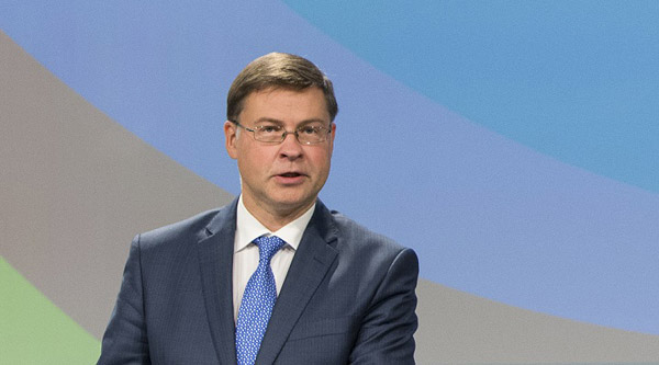 Vicepreședintele Comisiei Europene Valdis Dombrovskis la București