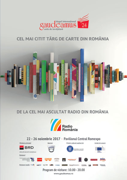 Radio România vă invită la GAUDEAMUS 2017! 22 – 26 noiembrie, Pavilionul Central Romexpo