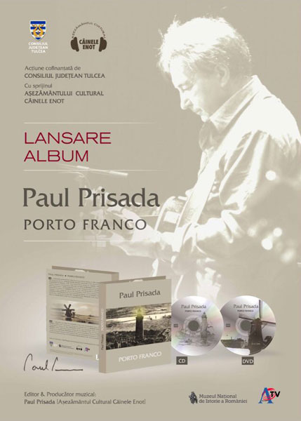 Afis Lansare album Porto Franco, Paul Prisada