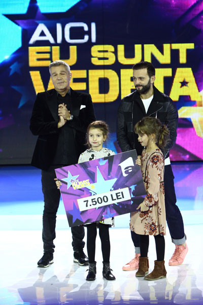 Mihai Morar și fiicele sale gemene, Mara și Cezara, au câștigat cea de-a patra ediție “Aici eu sunt vedeta”