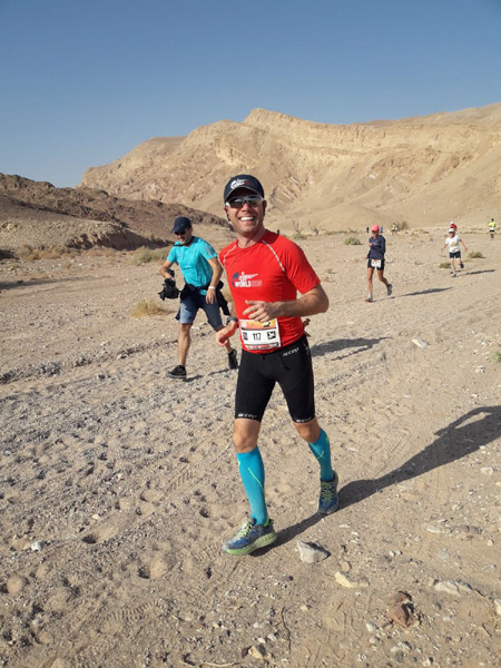Daniel Osmanovici, maraton in Israel