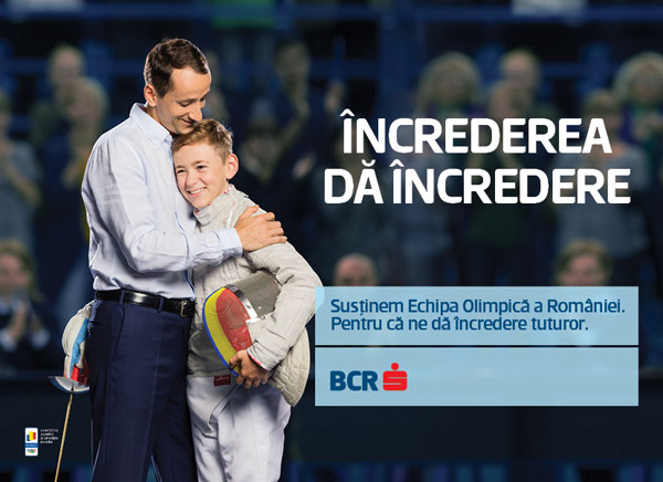 BCR susține echipa olimpică a României alături de Cohn&Jansen JWT