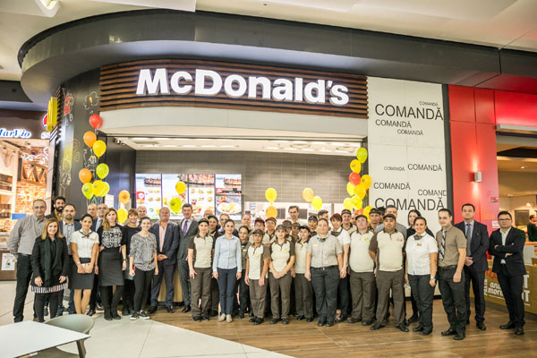 Cel de-al 70-lea restaurant McDonald’s din România se deschide astăzi în Mega Mall