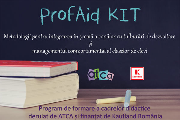 ProfAid Kit, programul pentru integrarea în școli a copiilor cu tulburări de dezvoltare, deschide preselecția pentru 30 de școli din București, Ploiești și Alexandria