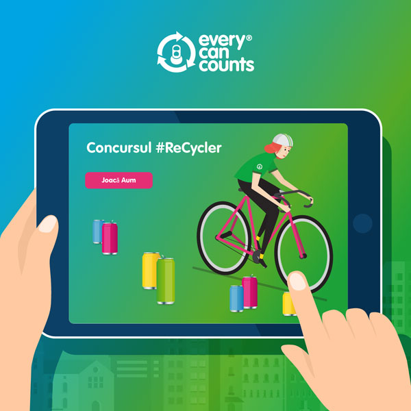Competiţia digitală #ReCycler desfăşurată de Every Can Counts face oamenii mai conştienţi cu privire la reciclarea dozelor din aluminiu