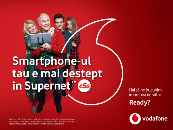 În noua campanie de Crăciun, abonații Vodafone România pot alege aplicațiile favorite în care smartphone-ul lor nu consumă trafic de net