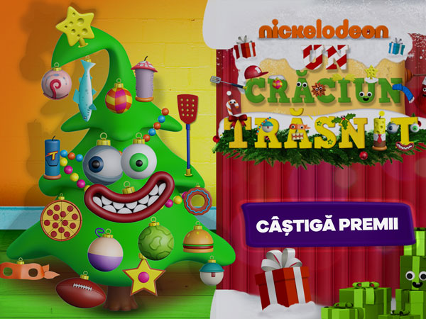 Nickelodeon dă startul competiției Un Crăciun Trăsnit