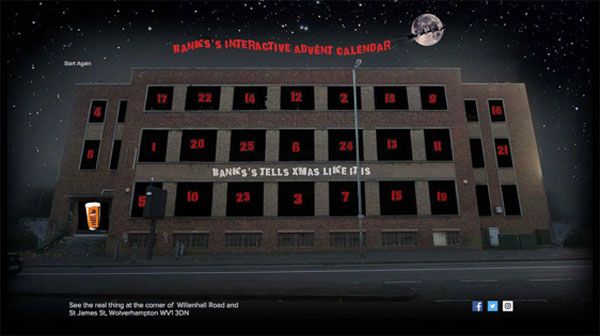 Banks’s Giant Advent Calendar is Brutally Honest About Christmas
