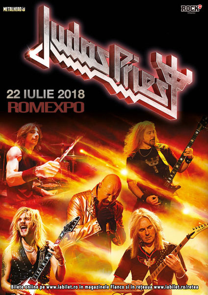 Judas Priest – “Firepower” la București, pe 22 iulie la Romexpo