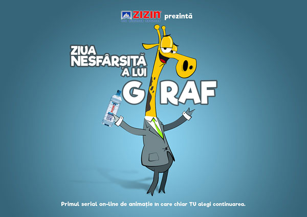 „Ziua nesfârșită a lui Giraf”, proiectul online dezvoltat de ZIZIN și MullenLowe, a obținut 3 premii importante în cadrul festivalurilor naţionale de creativitate