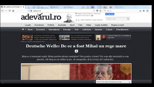 Adevarul.ro este cel mai citit site de ştiri din România