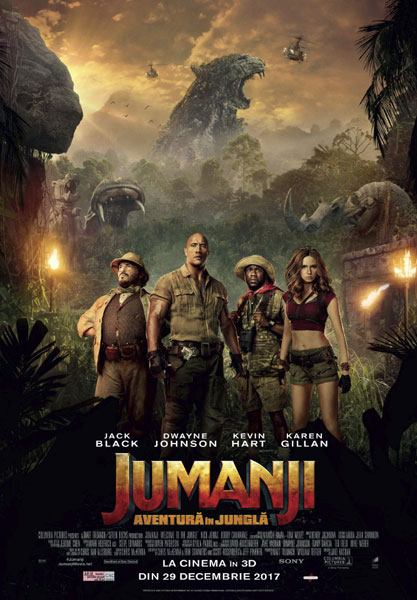 „Jumanji: Aventura în junglă” – lansarea sfârșitului de an, la cinema