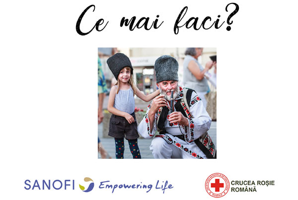 Sanofi România și Crucea Roșie Română și-au unit forțele pentru 1.500 de copii și vârstnici, din 13 județe