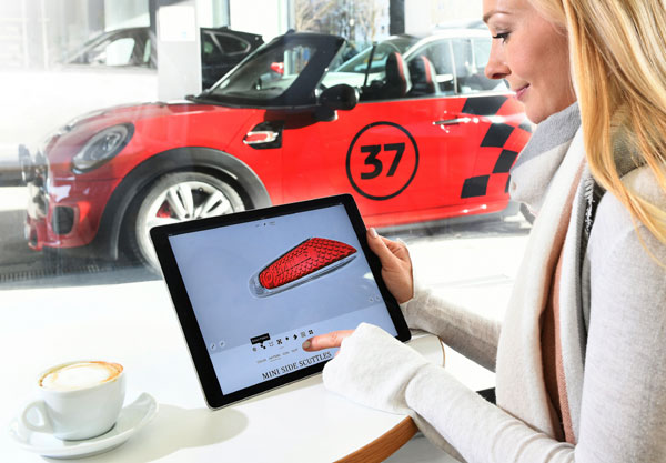 Premieră în industria auto – personalizare cu printare 3D cu MINI Yours Customised
