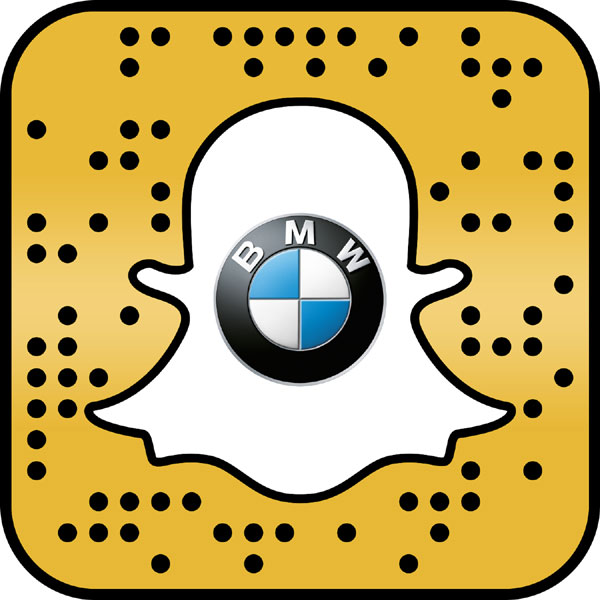 Snapcode for the BMW X2 Augmented Trial Lens by Snapchat and BMW