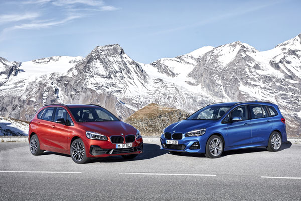 The new BMW 2 Series Active Tourer and the new BMW 2 Series Gran Tourer