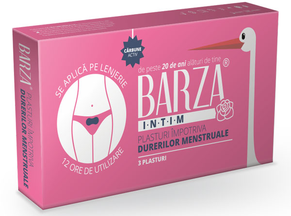 BARZA lansează plasturii împotriva durerilor menstruale