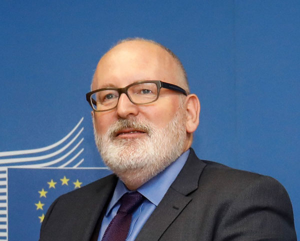 Prim-vicepreședintele Comisiei Europene Frans Timmermans în vizită în România
