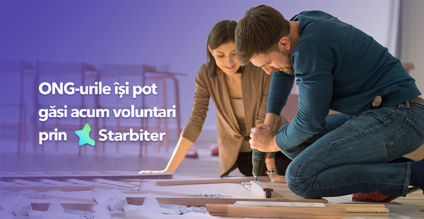 ONG-urile își pot găsi acum voluntari prin Starbiter