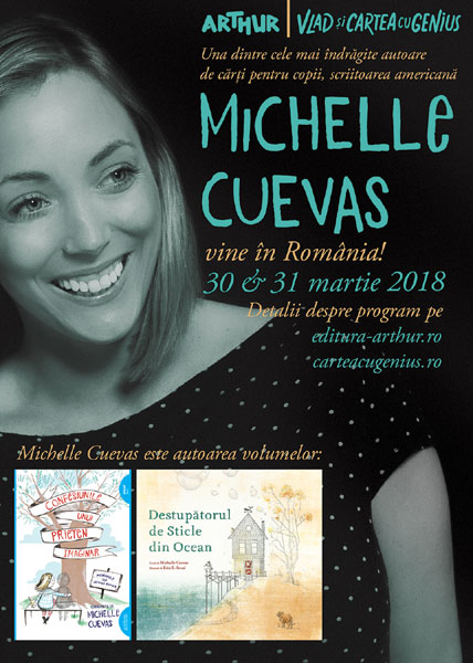 Michelle Cuevas, îndrăgita autoare de cărți pentru copii, vine în România, la invitația Grupului Editorial ART