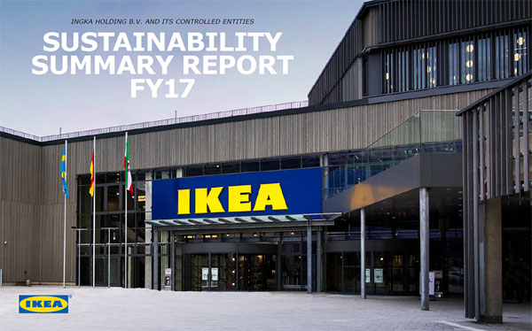 IKEA Group (INGKA Holding B.V. și entitățile sale controlate) lansează Sustainability Summary Report pentru anul financiar 2017¹
