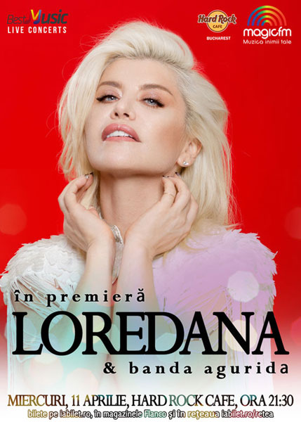 Loredana & Banda Agurida cântă în premieră la Hard Rock Cafe